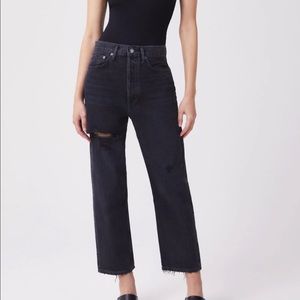 Agolde 90s crop loose fit straight jeans